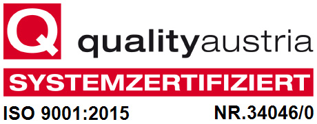 ISO 9001:2015 zertifiziert